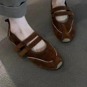 Women's Comfortable Ballet Flats Slip-On Soft Faux Leather 0