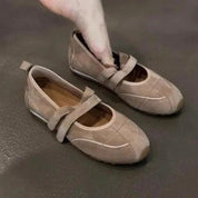 Women's Comfortable Ballet Flats Slip-On Soft Faux Leather 1