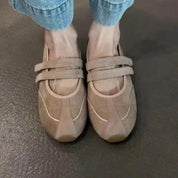 Women's Comfortable Ballet Flats Slip-On Soft Faux Leather 2