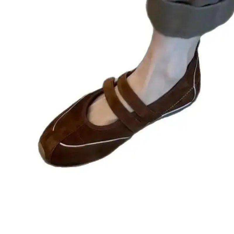 Women's Comfortable Ballet Flats Slip-On Soft Faux Leather 5