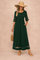 Women's Elegant Maxi Dress with Pockets High-Quality Fabric 3