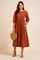 Women's Elegant Midi Dress Comfortable Soft Fabric 8