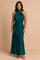Women's Elegant Midi Dress Lightweight Draped Design 0
