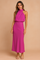 Women's Elegant Midi Dress Lightweight Draped Design 5