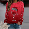 Women's Festive Cozy Sweater - Knit Material 0