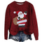 Women's Festive Long Sleeve Sweater, Cozy Knit 1