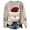 Women's Festive Long Sleeve Sweater, Cozy Knit 7