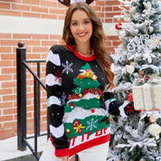Women's Festive Sweater, Soft Acrylic Blend 2