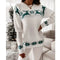 Women's Festive Warm Knit Sweater for Winter Parties 0