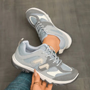 Women's Lace-Up Sneakers Comfortable Thick Sole Synthetic 6