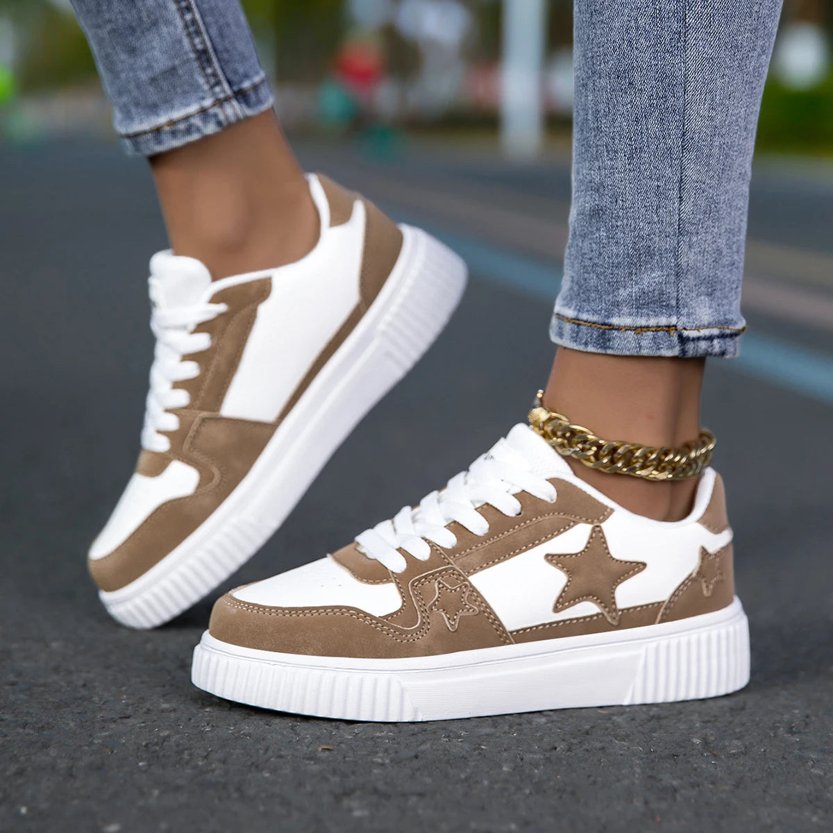 Women's Lightweight Casual Sneakers Breathable Synthetic 0