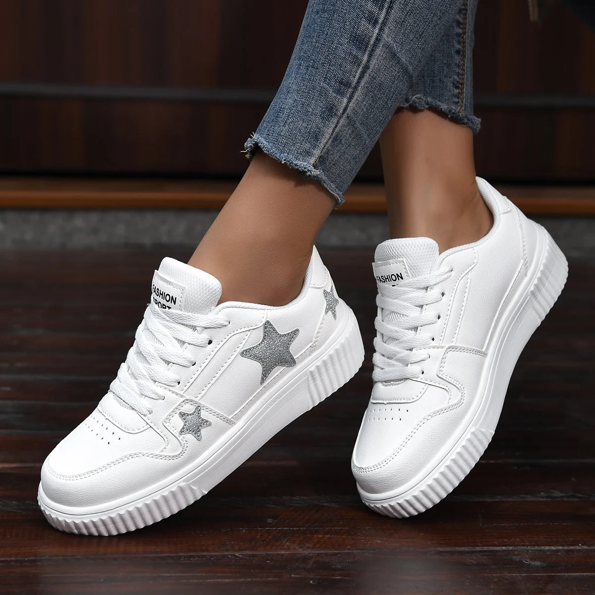Women's Lightweight Casual Sneakers Breathable Synthetic 3