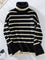 Women's Oversized Black Turtleneck Sweater - Cozy Knit for Fall and Winter 1