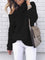 Women's Oversized Sweater Chic Off-Shoulder Knit Autumn Wool 0