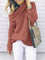 Women's Oversized Sweater Chic Off-Shoulder Knit Autumn Wool 3