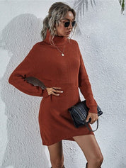 Women's Oversized Turtleneck Sweater - Casual Elegance 1