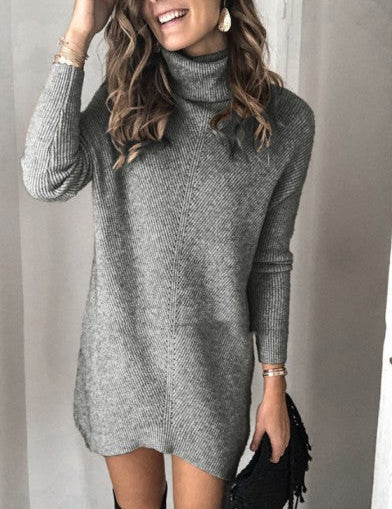 Women's Oversized Turtleneck Sweater - Casual Elegance 2