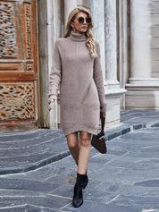 Women's Oversized Turtleneck Sweater - Casual Elegance 4