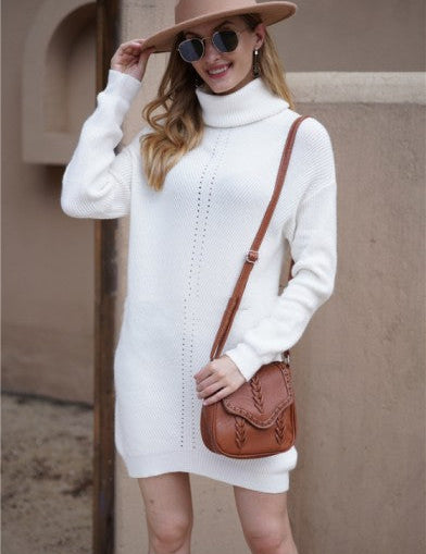 Women's Oversized Turtleneck Sweater - Casual Elegance 5