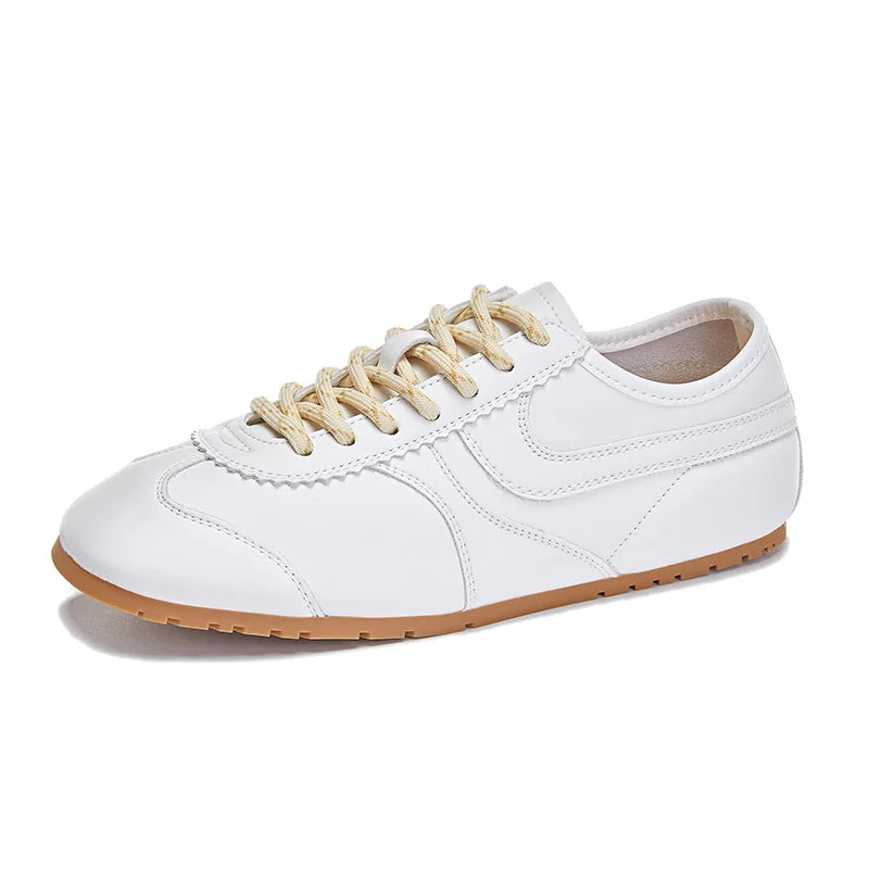 Women's Retro Lace-Up Sneakers Comfortable Synthetic 0