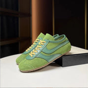 Women's Retro Lace-Up Sneakers Comfortable Synthetic 10