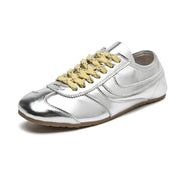Women's Retro Lace-Up Sneakers Comfortable Synthetic 5