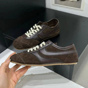 Women's Retro Lace-Up Sneakers Comfortable Synthetic 7