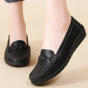 Women's Stylish Slip-On Loafers Comfortable Soft Leather 3