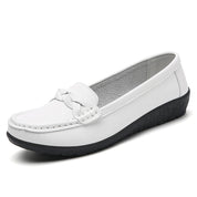 Women's Stylish Slip-On Loafers Comfortable Soft Leather 5