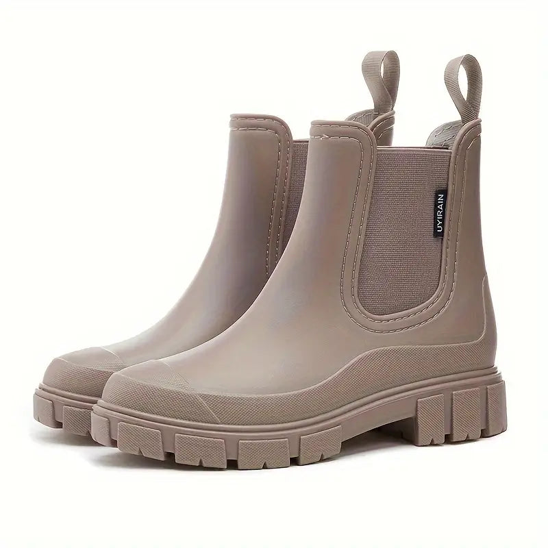 Women's Waterproof Rain Boots with Slip-Resistant Sole Rubber 1