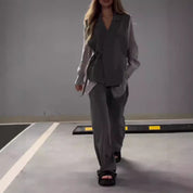 Womens Elegant Tailored Suit Set Comfortable Chic Design 1