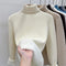 Womens Long Sleeve Knit Top, Thick & Insulating Polyester, Comfortable & Breathable Pullover for Cold Weather 6