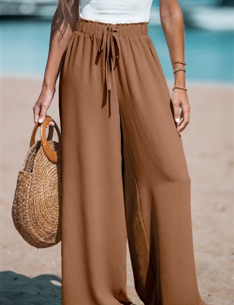 Mens Wide-Leg Trousers Modern Comfortable High-Quality Fabric 8