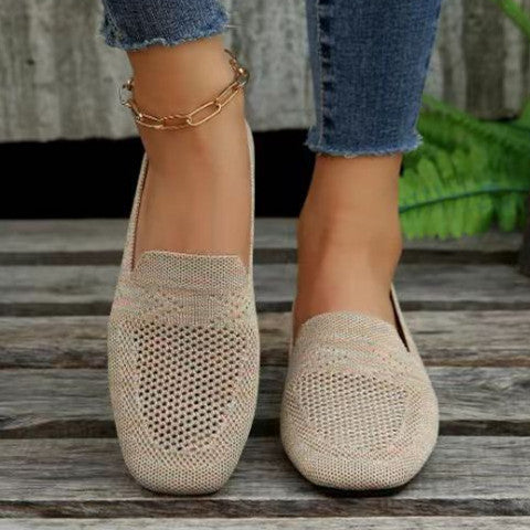 Womens Lightweight Breathable Slip-On Sneakers – Comfortable Casual Footwear for Everyday Wear 1