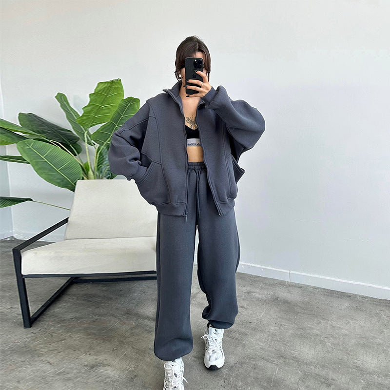 Womens Jogging Set Cotton Blend Stylish Sweat Suit – Comfortable Tracksuit for Women in Multiple Sizes 10