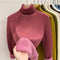 Womens Long Sleeve Knit Top, Thick & Insulating Polyester, Comfortable & Breathable Pullover for Cold Weather 4